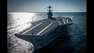 USS Gerald R. Ford, world's largest warship, to go to port temporarily after fire