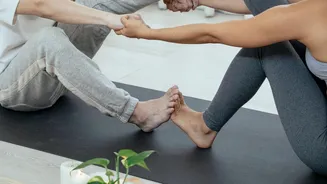 5 surprising benefits of partner yoga