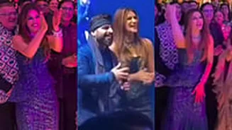 Kriti Sanon Steals Spotlight At Nupur–Stebin's Wedding Reception In Midnight-Blue Couture, Sings Along With Qawwali Singer Sagar Bhatia In Viral Vi...