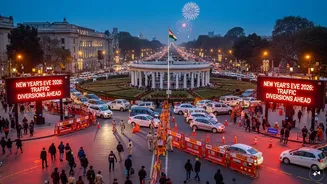 New Year’s Eve 2026: Delhi traffic curbs, diversions in Connaught Place from 7 pm