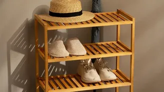 For A Monsoon Drying Zone, Keep Shoes And Umbrellas And Available Space Visible