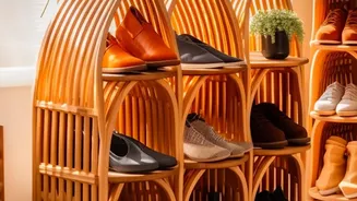 Monsoon Storage Needs Enough Space between Shoes for Air to Move