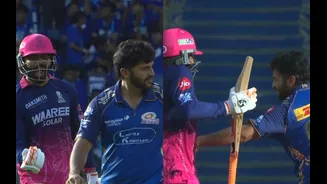 [WATCH] Ravindra Jadeja and Shardul Thakur lift mood with friendly on-field banter during MI vs RR
