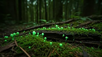 Bioluminescent Fungi Create Spectacular Night Sights Across Western Ghats