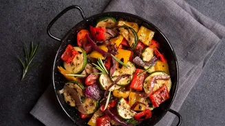 One-Pan And Sheet-Pan Meals Make Several Gut-Friendly Recipes Easier Makes Gut-Friendly Dinners Can Pair Fermented Or Fibre-Rich Foods With 20g Pro...