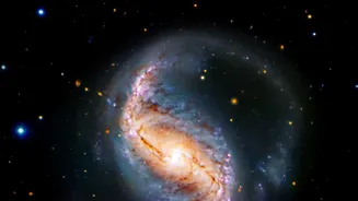 The Space Science Behind NASA's Three-Galaxy-Pairs Image: Cosmic Perspective Across Deep Space