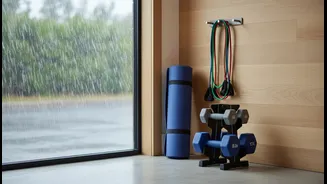 Indoor Fitness Tips For India's Rainiest Weeks
