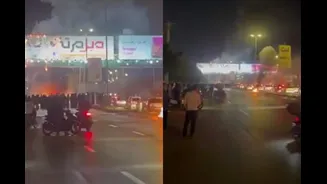 Iran Protests: Crowds Set Fire To State Broadcasting Building, Take Over Port City Streets