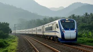 Vande Bharat Tests Acceleration and Braking on Karnataka's Ghat Line