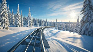 Arctic Thrills: Experience the World's Northernmost Mountain Coaster in Winter Wonderland