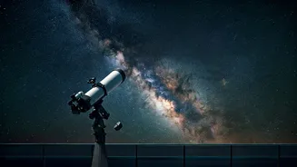 Gaze Out Terraces Witnessing Time Traveling Starlight Born Centuries