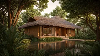 Secluded Eco Luxury Mud Cottages Promise Total Relaxation Stressed Couples