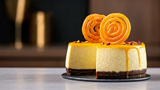 Why Indian Bakeries Are Swapping Pastries For Jalebi Cheesecakes