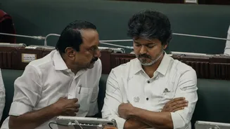 Tamil Nadu: CM Vijay breaks Assembly convention, sits with ministers