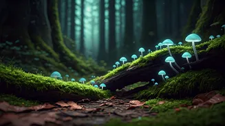 Spot Nocturnal Glowing Fungal Blooms On Guided Rainy Forest Walks