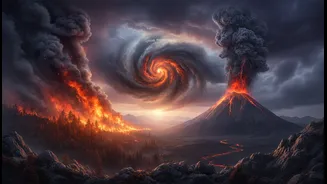 Wildfires And Volcanoes are forcing climate models to account for episodic moisture shocks