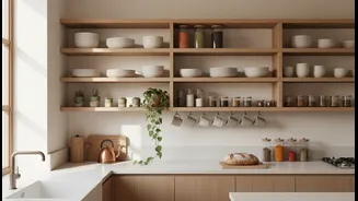 Open Storage Can Sometimes Work Better Than Overpacked Closed Cabinets