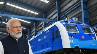 PM Modi flags off India's 1st hydrogen train in Haryana
