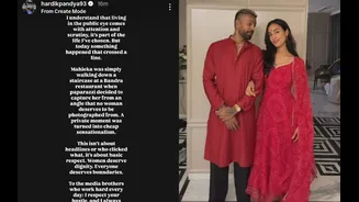 'Everyone deserves boundaries' - Hardik Pandya slams paparazzi for clicking girlfriend Mahieka Sharma's inappropriate photos
