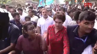 Rahul & other Oppn leaders march towards SC