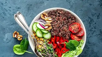 Transform Nutritious Quinoa Salad Into Tangy Lunch Bowl Using Fresh Citrus Juices