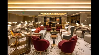 Air India's ‘Maharaja Lounge’ At Delhi Airport T3: Features, Facilities, Who Can Enter? Buffet Cost? Free For Kids?