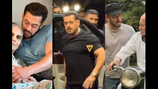 Salman Khan Greets Paparazzi, Attends Parents' Wedding Anniversary In High Security | Watch