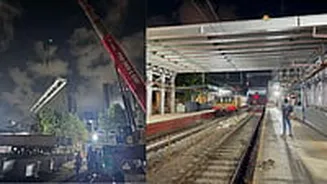 Mumbai Local Train News: Western Railway Completes Overnight Marine Lines Girder Launch Work; 60 Personnel Deployed