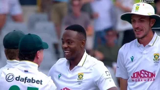 WATCH: Kagiso Rabada completes 350 Test wickets with Travis Head’s dismissal, Marco Jansen’s celebration goes viral