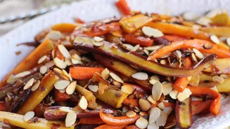 Quick and healthy: Carrot and almond stir-fry