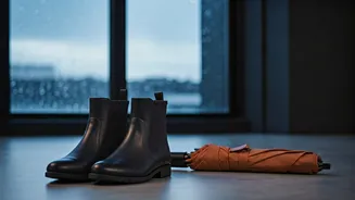 Don't Let The Rain Ruin Your Office Outfit