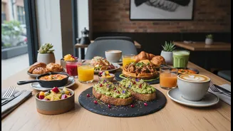 How cross-cultural culinary experimentations reinvent weekend brunch expectations at urban cafes