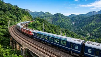 Madurai-Guruvayur Express Gets Vistadome : What Passengers Can See Near Aryankavu Pass