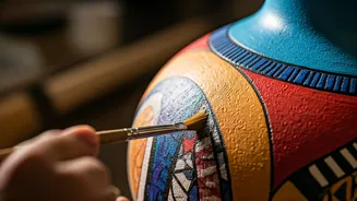 Unlock Ceramic Artistry: Infusing Ndebele Geometric Brilliance into Your Creations