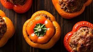 Air Fryer Stuffed Peppers Turn Simple Ingredients Into Comfort Food