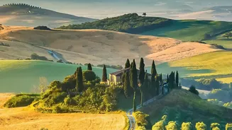 Tuscany Road Trip: Links Florence, Siena And Scenic Countryside Stops, With With Short Driving Days