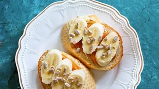 Sunflower Seeds At Breakfast Contribute Nutrients Within An Overall Balanced Diet
