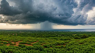 Arabian Sea Monsoon Clouds Gather To Drench Beautiful Coastal Karnataka