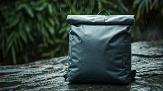 Lightweight Water Resistant Roll Top Packs Are Essential Monsoon Gear