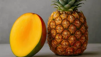 Does mango or pineapple have more calories?