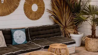 Combining Different Influences With A Cohesive Palette: Bohemian Home Decor Ideas In Focus