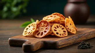 Crispy Baked Lotus Stem Chips Are The Ultimate Teatime Snack