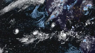 Super El Nino fuels three major storms across Pacific