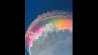 O que é a ‘nuvem arco-íris’ vista na Indonésia? Entenda a iridescência