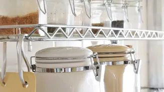 Moisture crumbs and forgotten packets attract infestations Helps Explain Airtight containers dry shelves and regular cleaning help prevent pantry p...