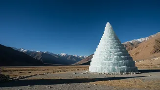 How Ice-Stupa Water Conservation Helps High-Altitude Communities Manage Shifting Glacial Runoff
