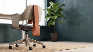 Easy chair yoga for desk neck pain