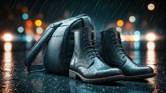 Rainy Commutes Need Shoes, Bags And Patience
