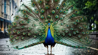 Mumbai's Monsoon Feed Gets A Peacock Moment