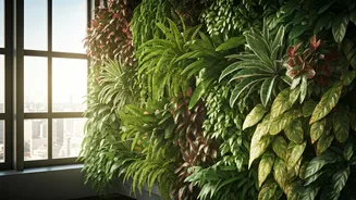 Plant Walls Give Indian Apartments Instant Life